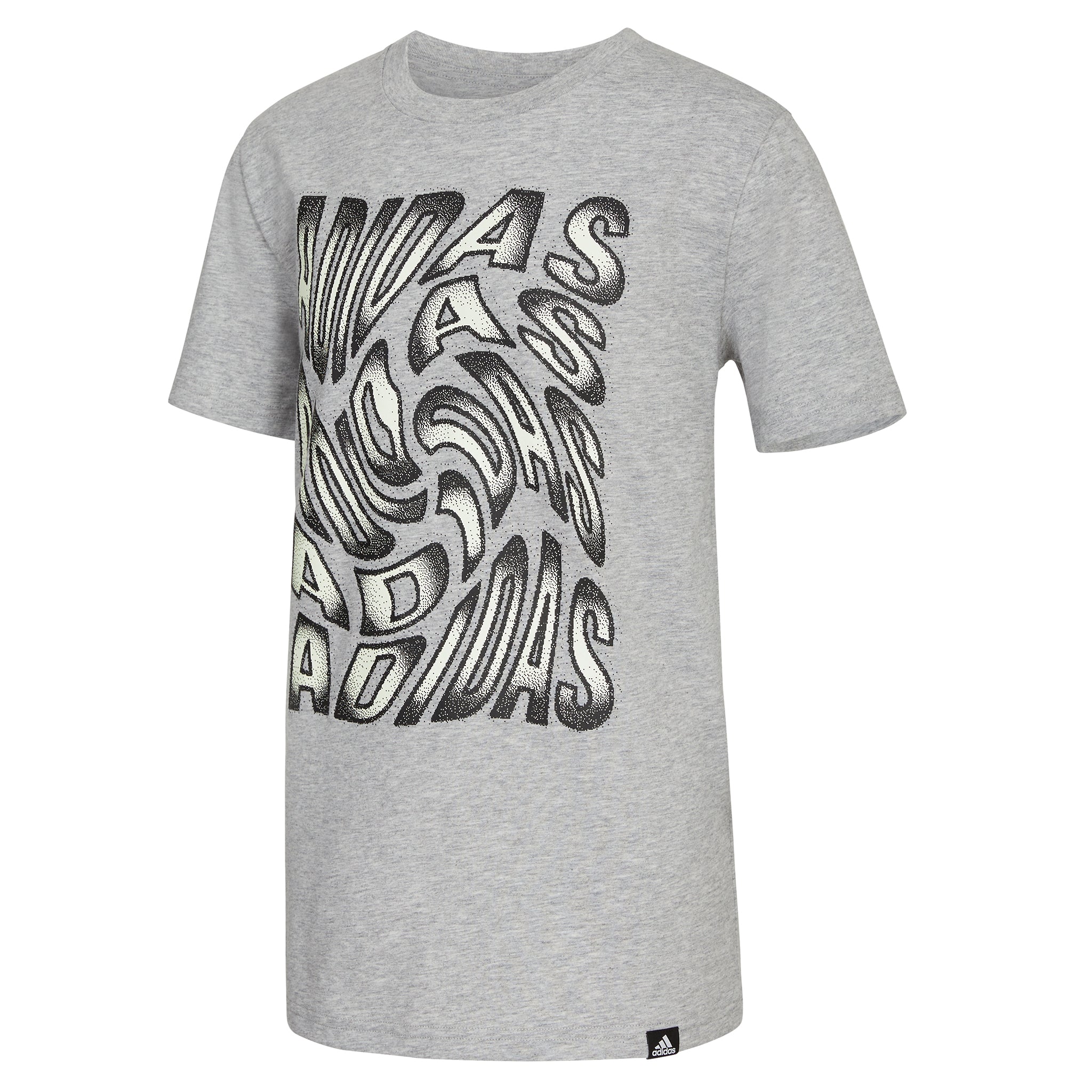 Heather Glow Warped Brand Tee - Denny's