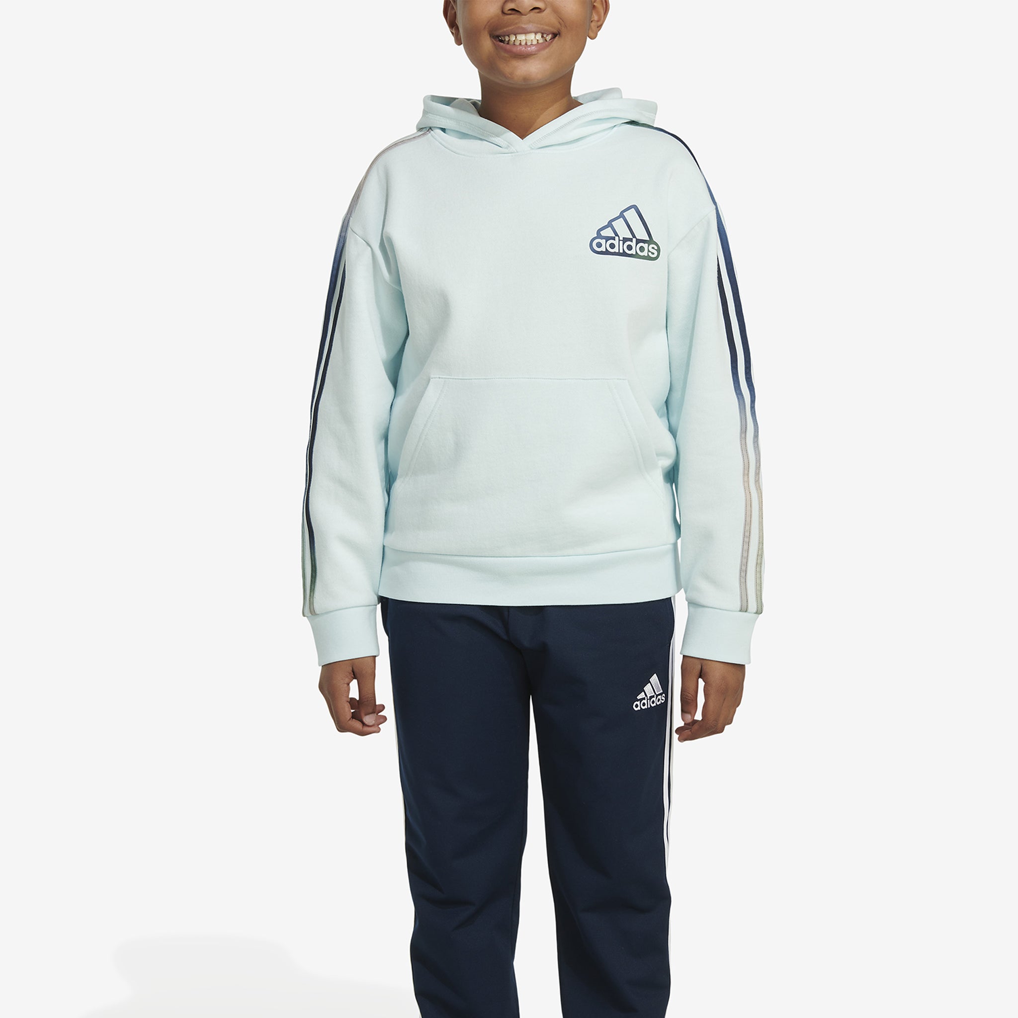 Game Fade 3-Stripes Hooded Pullover - Denny's