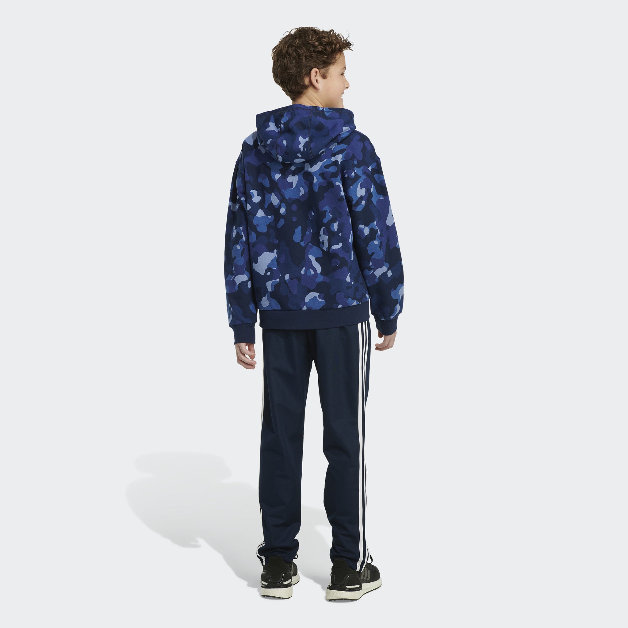 Camo Allover Print Hooded Pullover - Denny's