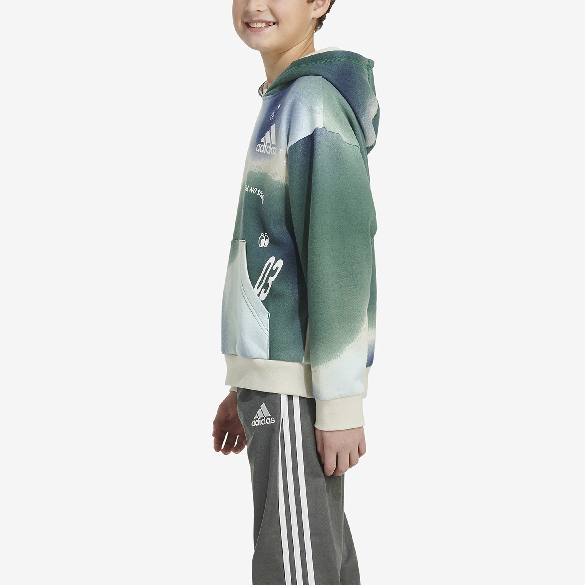 Optimist Printed Hoodie - Denny's