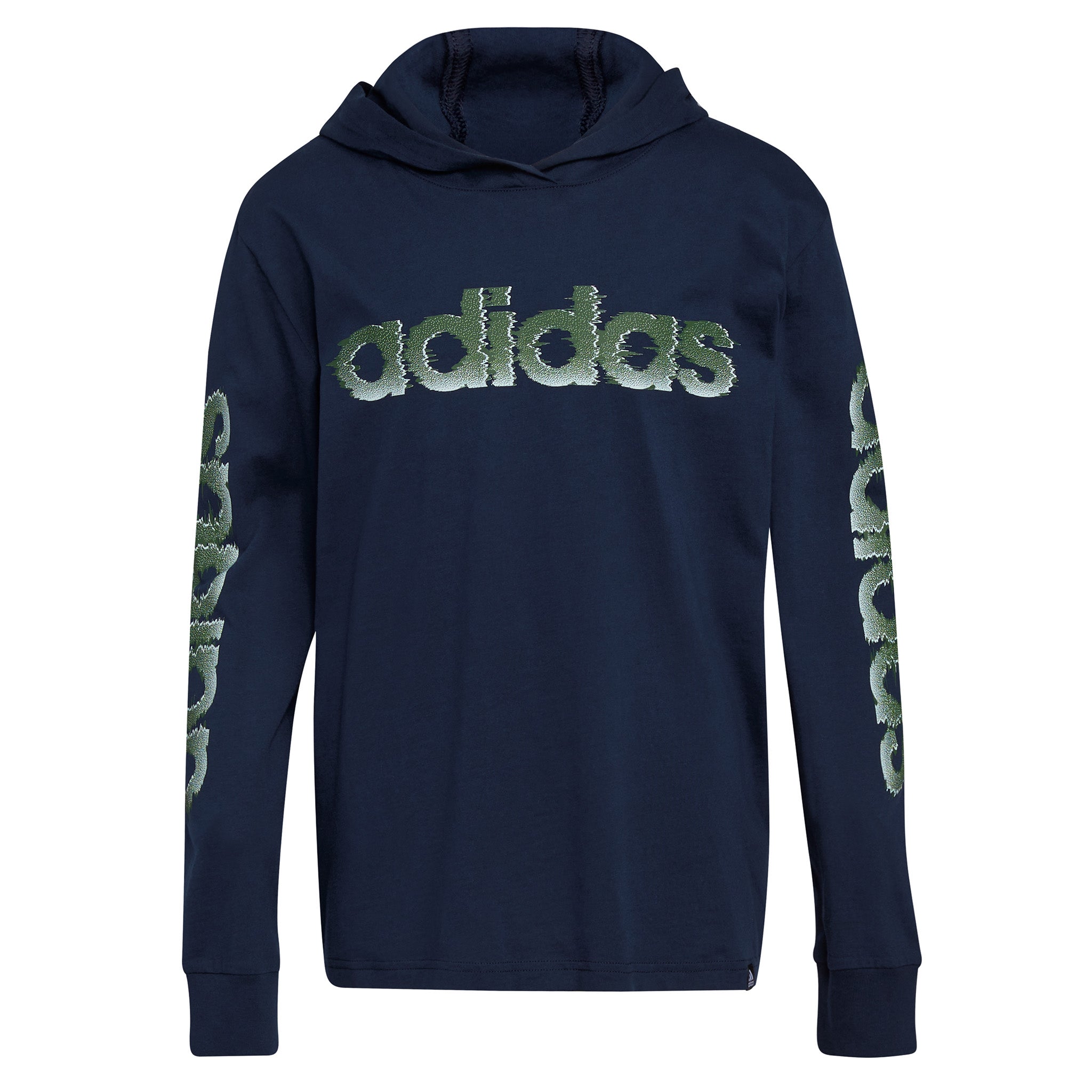 Glitchy Hooded Tee - Denny's
