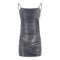 Metallic Rouched Dress - Denny's