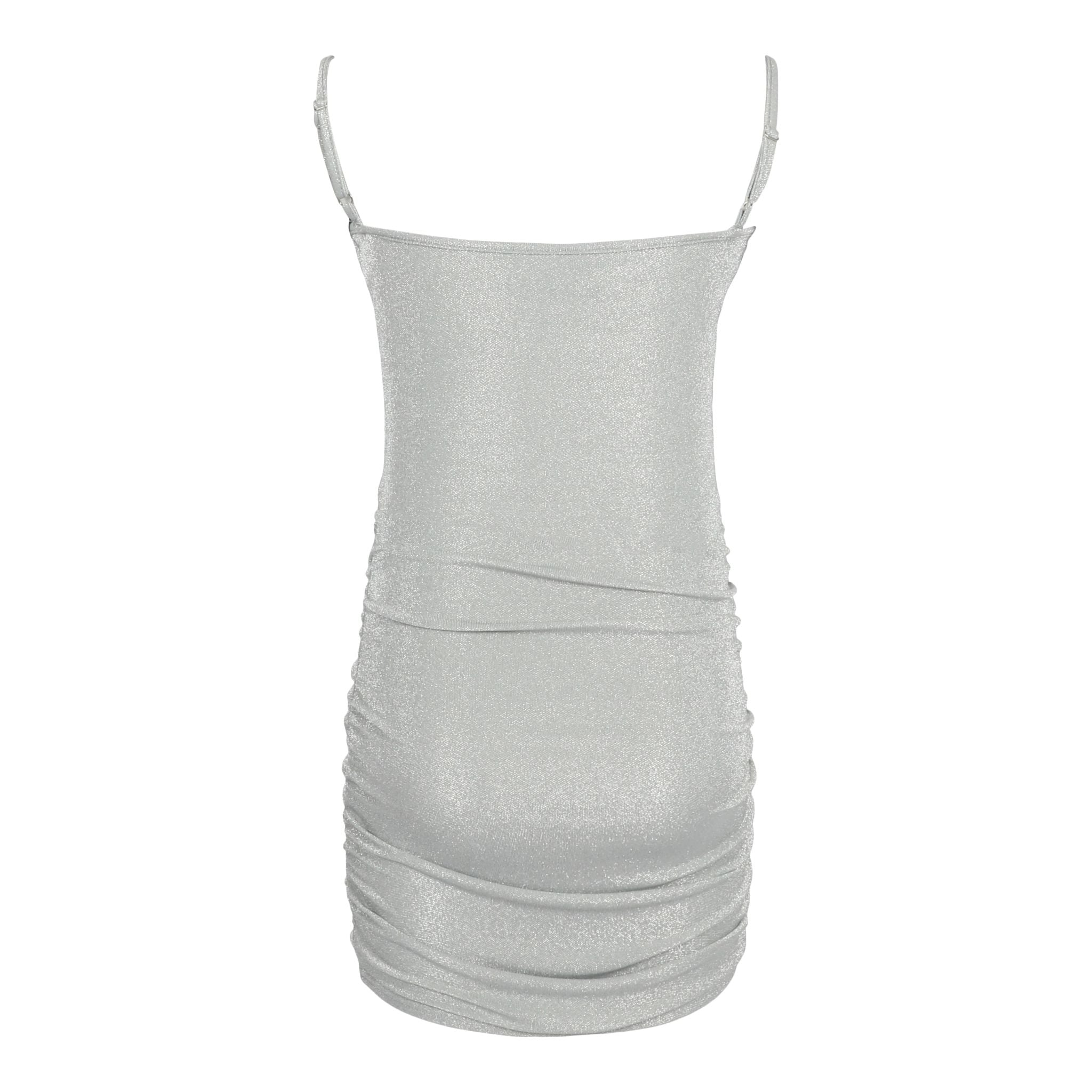 Metallic Rouched Dress - Denny's