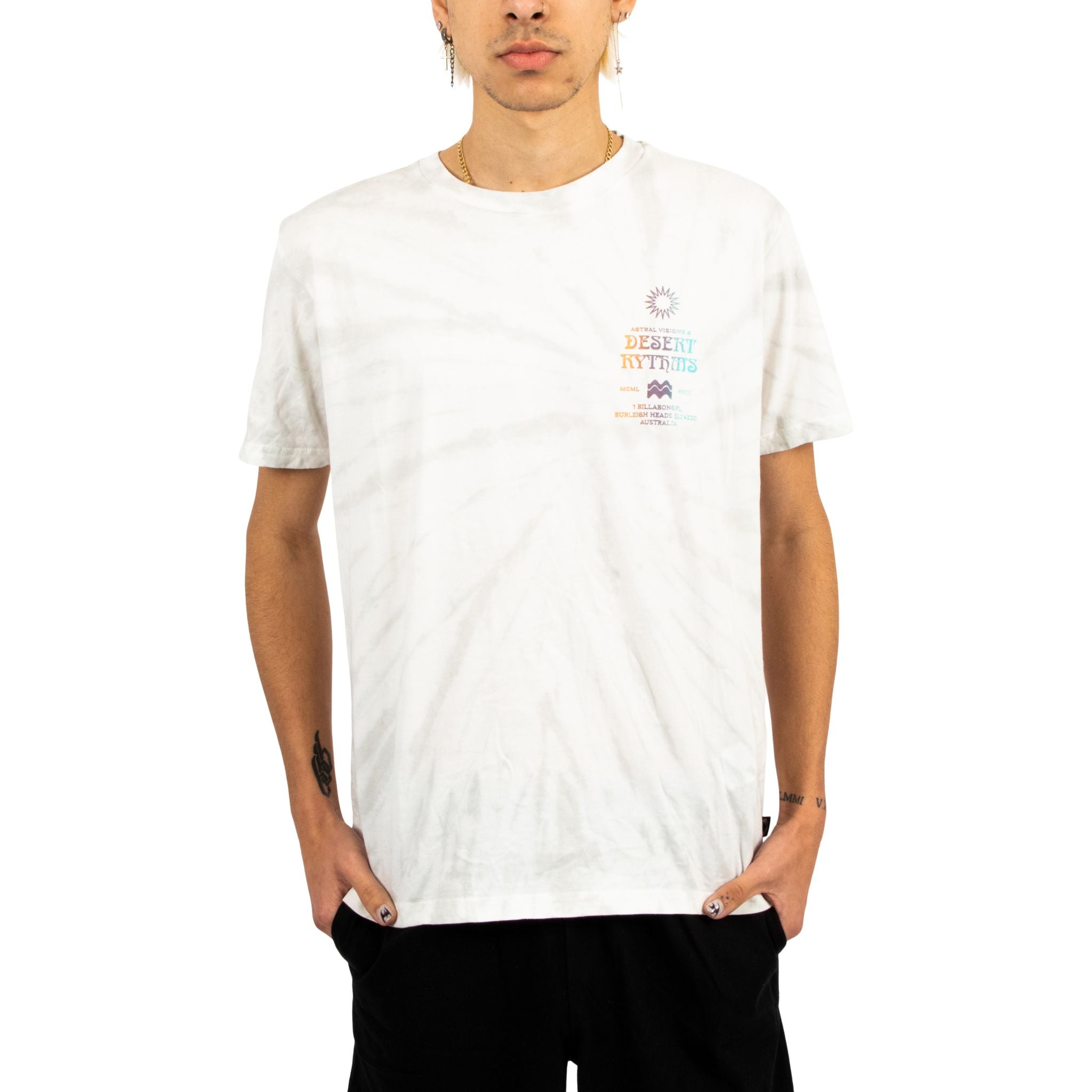 Yellow Sun Tie Dye Tee - Denny's