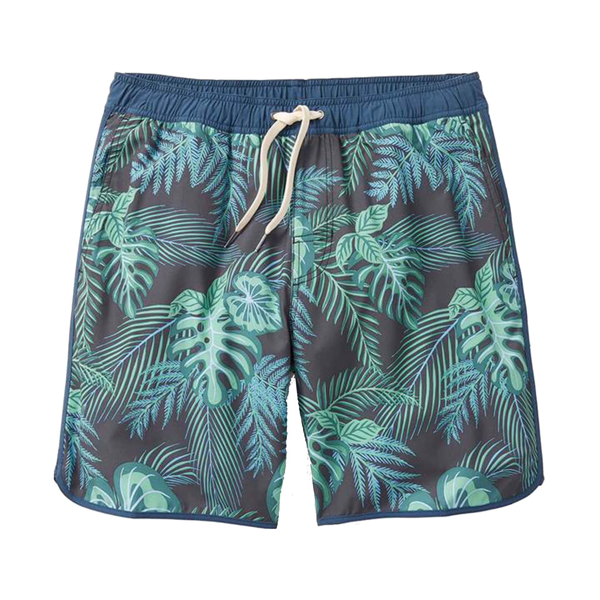 Navy Evergreen Swim Trunk - Denny's