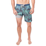 Navy Evergreen Swim Trunk - Denny's