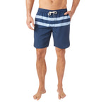 Light Blue Stripe Swim Trunk - Denny's