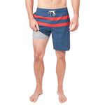 Red Stripe Swim Trunk - Denny's