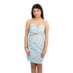 Floral Cut Out Rouched Dress - Denny's