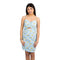Floral Cut Out Rouched Dress - Denny's