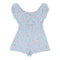 Floral Cut Out Romper - Denny's