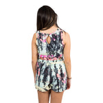 Yummy Side Cut Out Rouched Romper - Denny's