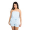 Solid Terry Strapless Romper - Denny's