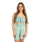 Floral Smocked Cut Out Romper - Denny's