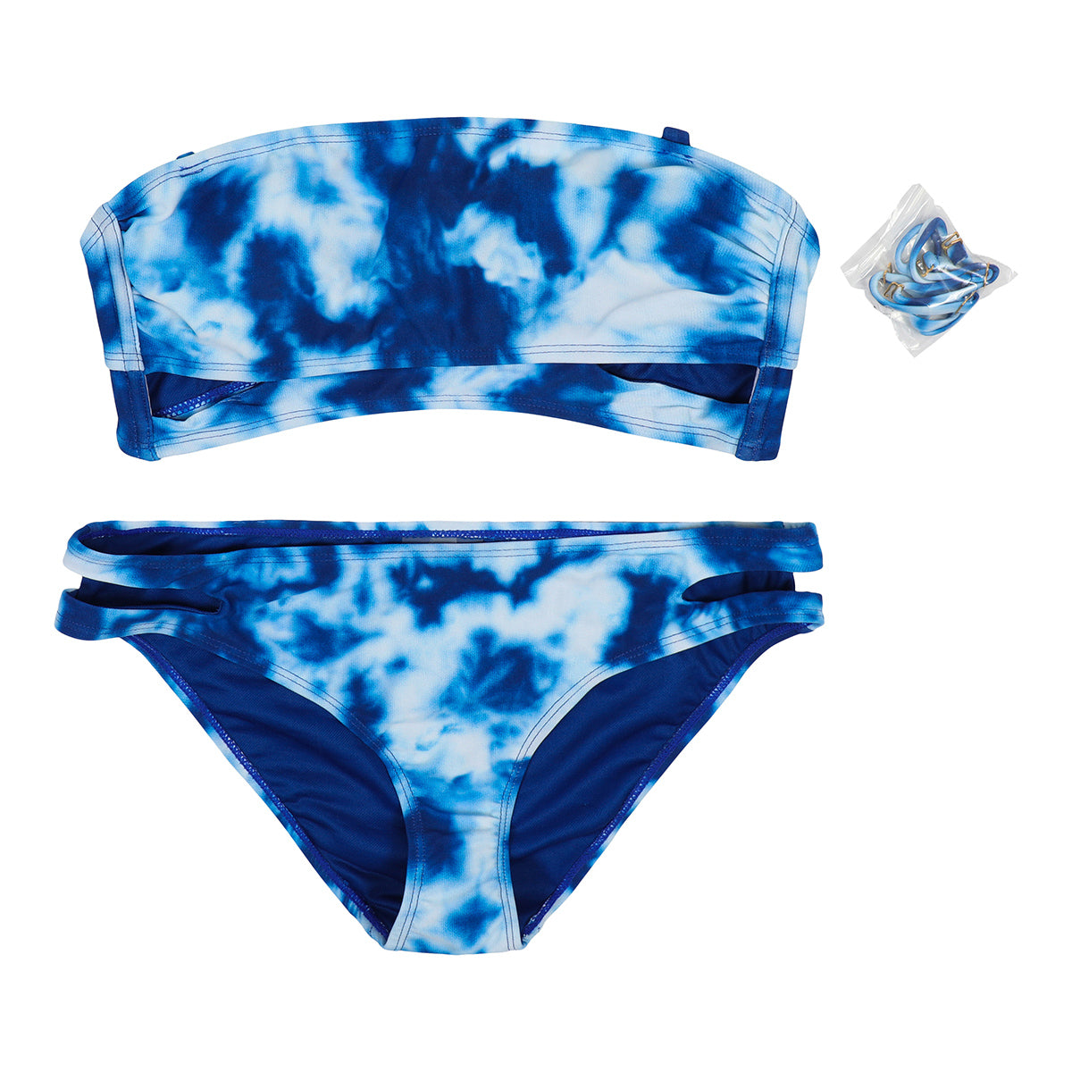 Bianca Tie Dye Bandeau And Bree Bottom - Denny's