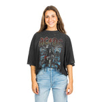 ACDC High Contrast Crop Tee - Denny's