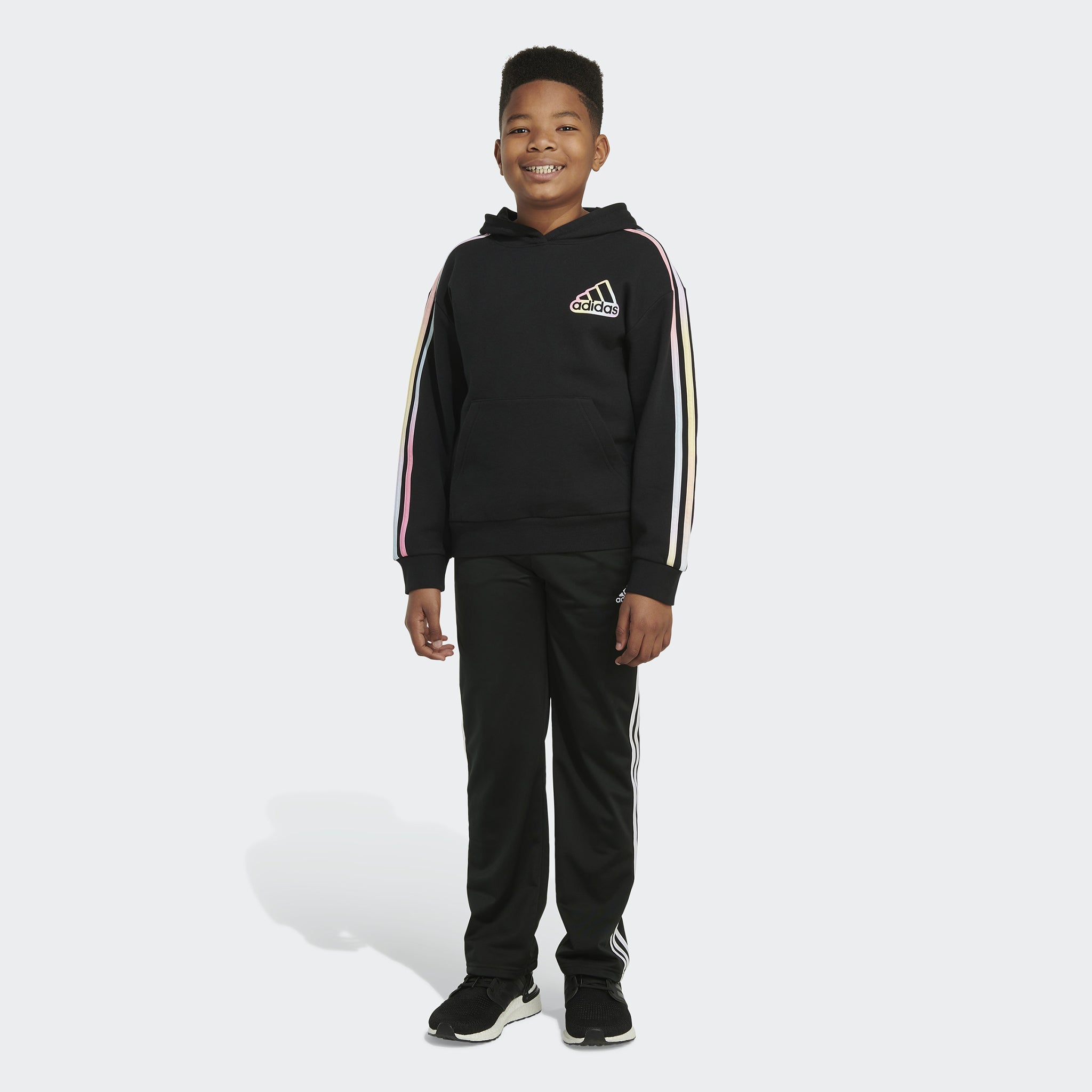 Game Fade 3-Stripes Hooded Pullover - Denny's