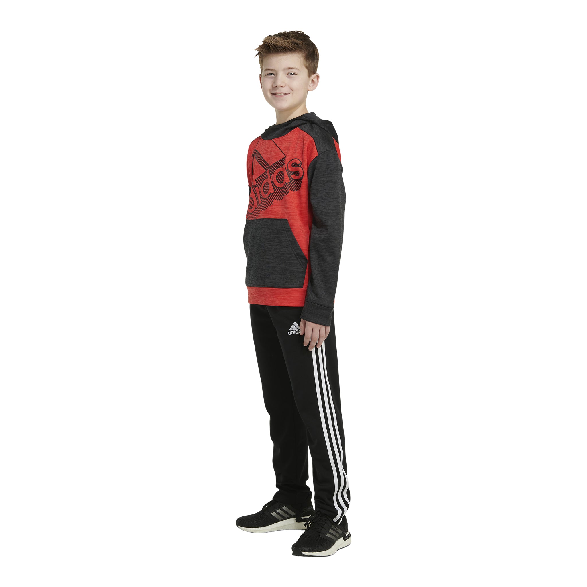 Color Block Melange Hoodie - Denny's