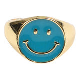 Adjustable Smiley Face Ring - Denny's