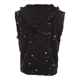 Sleeveless Hoody with Allover Stars - Denny's