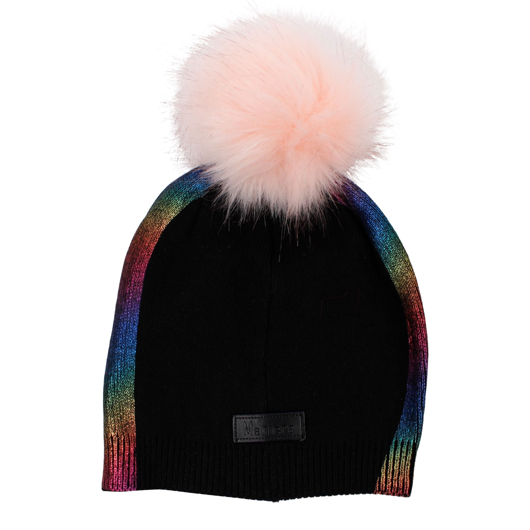 Rainbow Foil Hat with Faux Pom - Fits Sizes 7-14 & Junior - Denny's