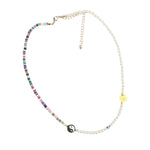 Rainbow Yin Yang Flower Necklace - Denny's