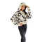 Leopard Knit Zip Hoodie - Denny's