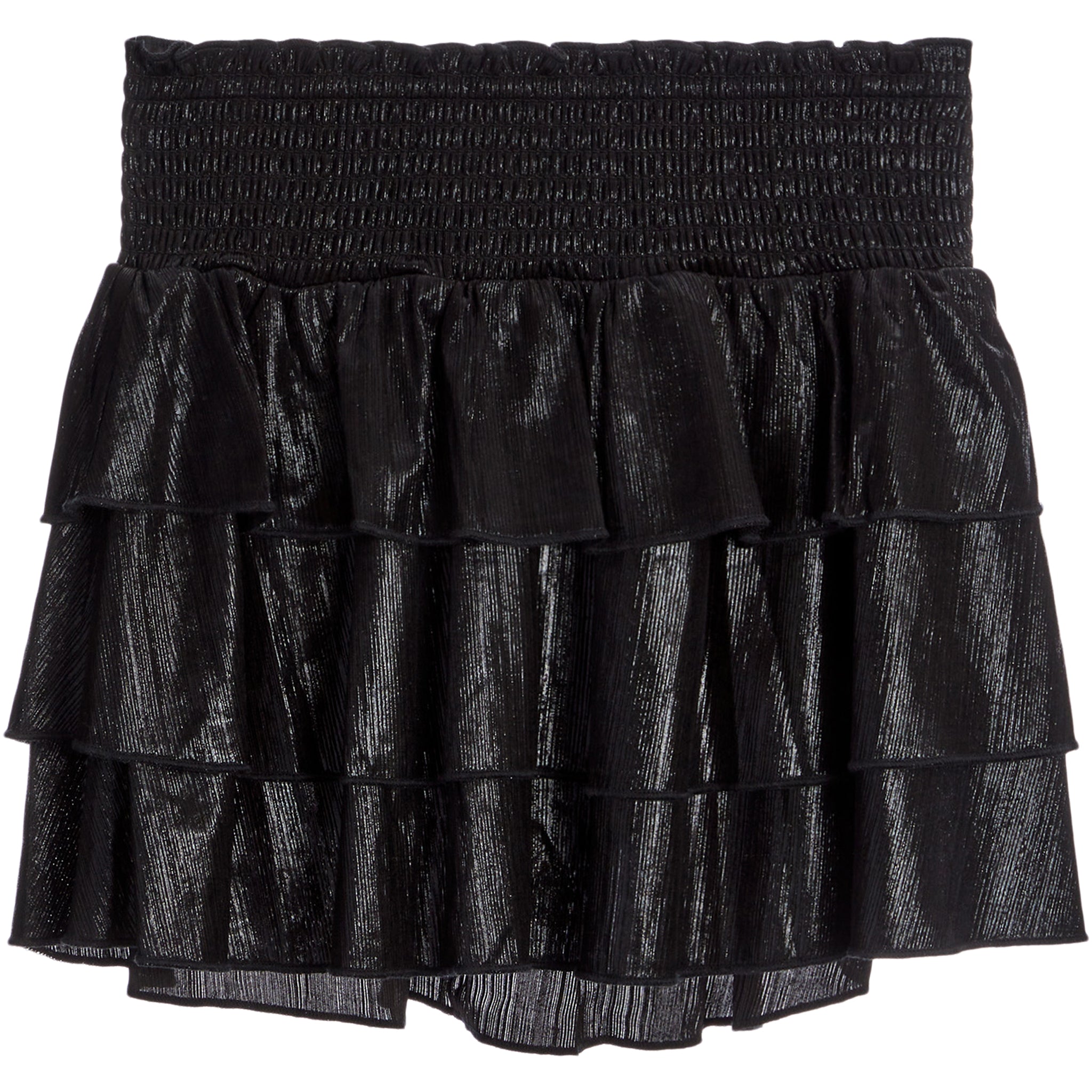Metallic Smock Tier Skirt - Denny's