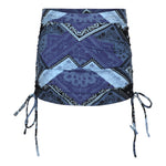 Cinch Sides Bandana Skirt - Denny's