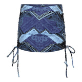 Cinch Sides Bandana Skirt - Denny's