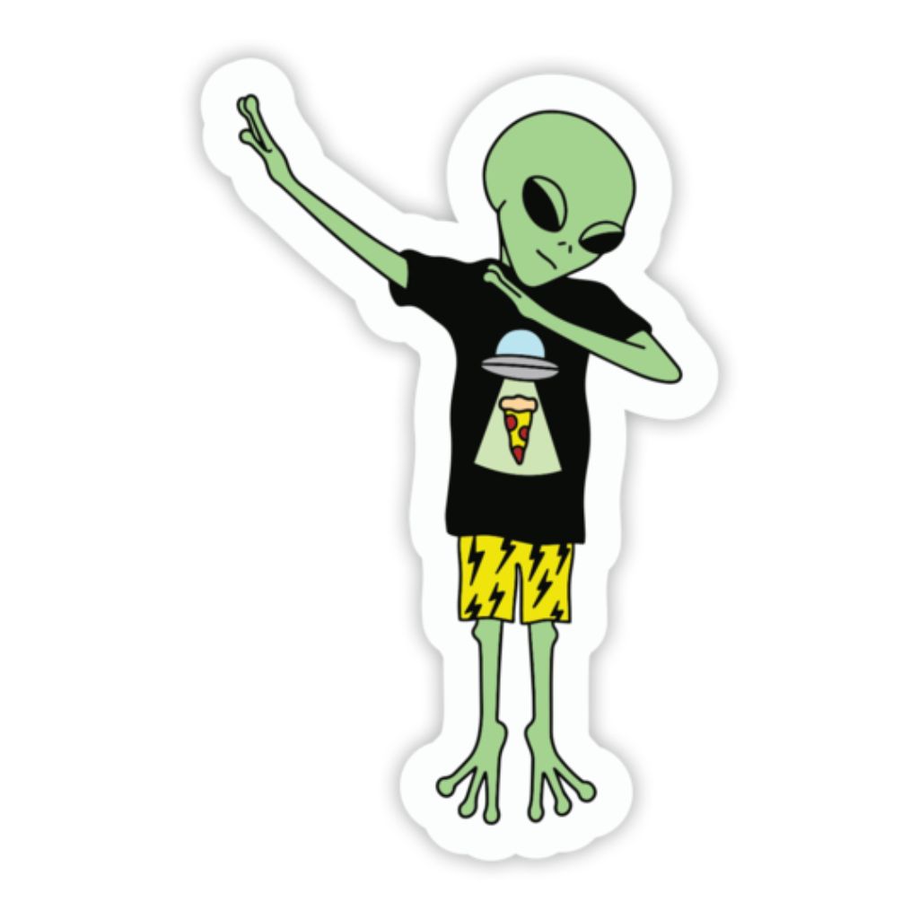 Alien Dab Sticker - Denny's