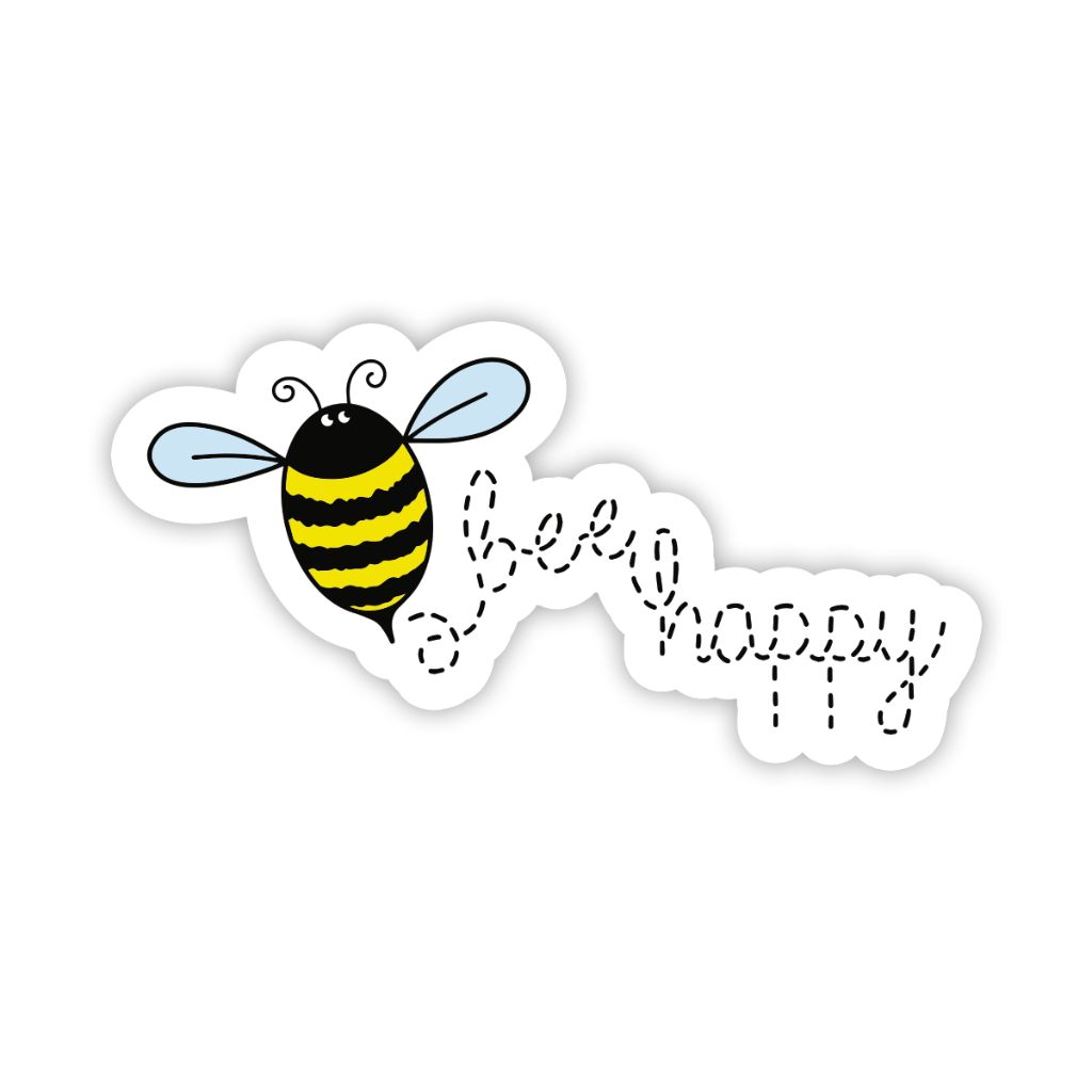 Bee Happy Sticker - Denny's