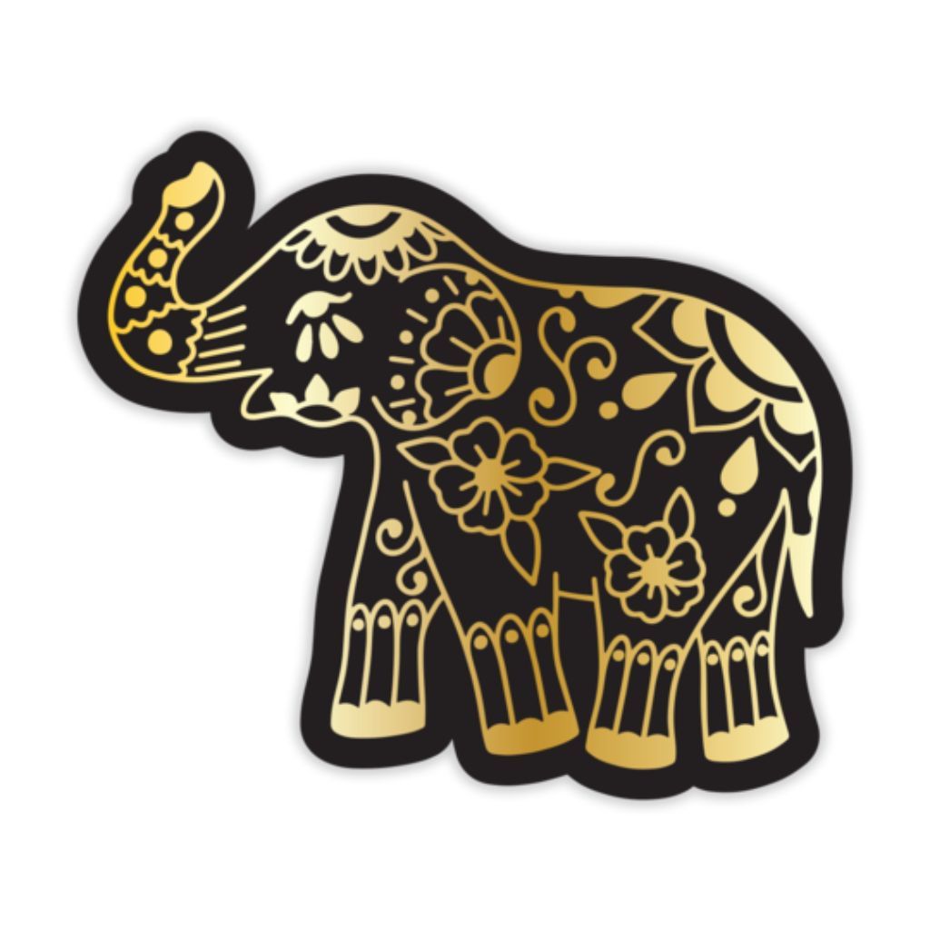 Elephant Foil Sticker - Denny's