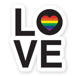 Love Rainbow Sticker - Denny's