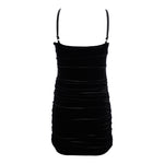 Keyhole Velvet Dress - Denny's