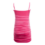 Keyhole Velvet Dress - Denny's