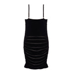Amelia Keyhole Velvet Dress - Denny's