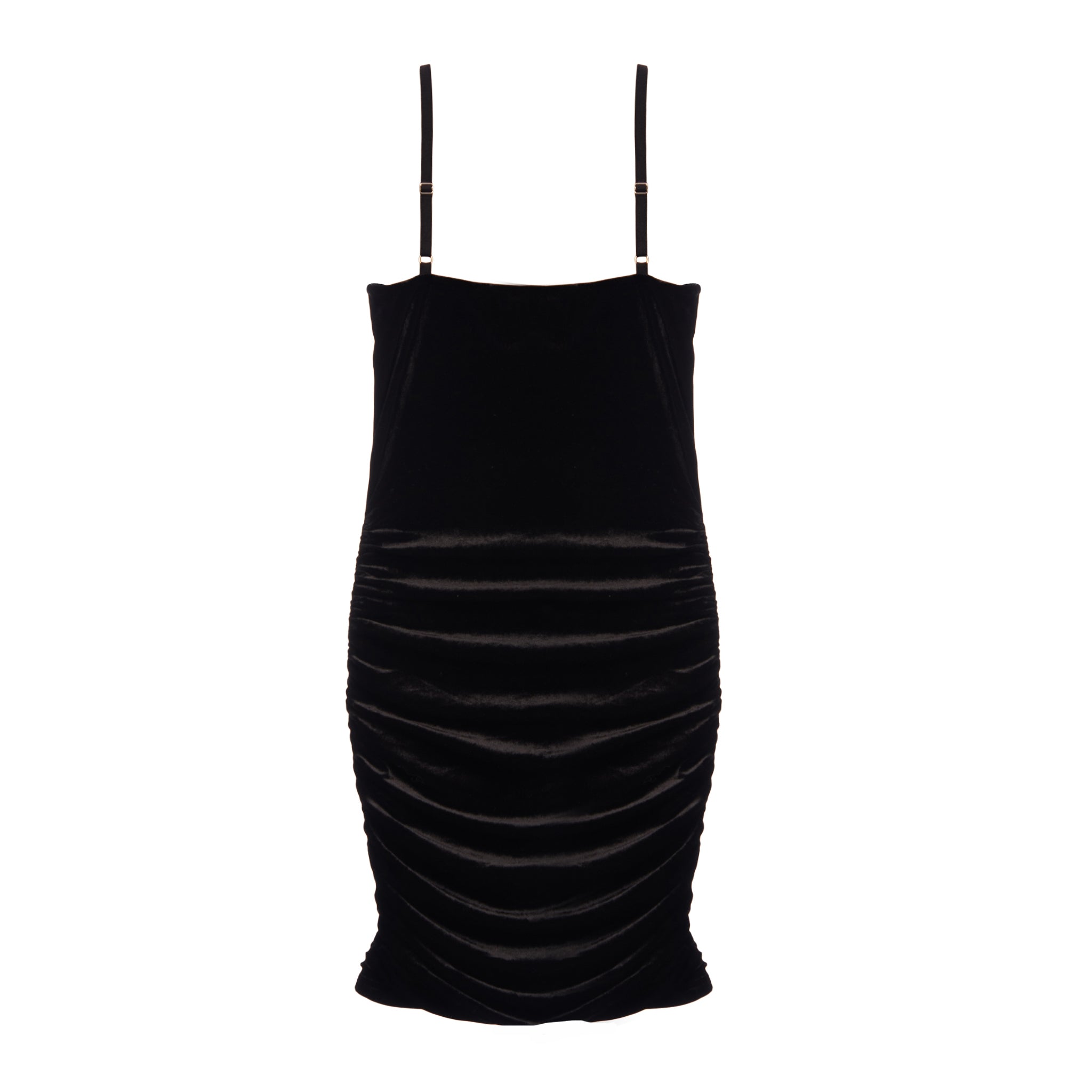 Amelia Keyhole Velvet Dress - Denny's