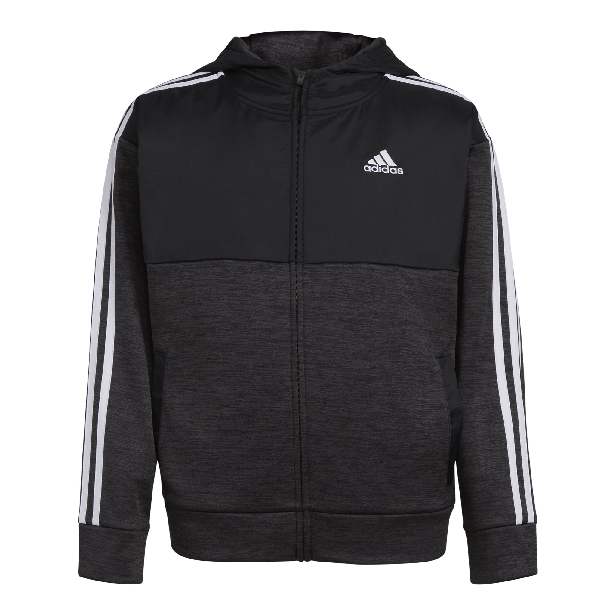 Melange Mix Zip Hoodie - Denny's