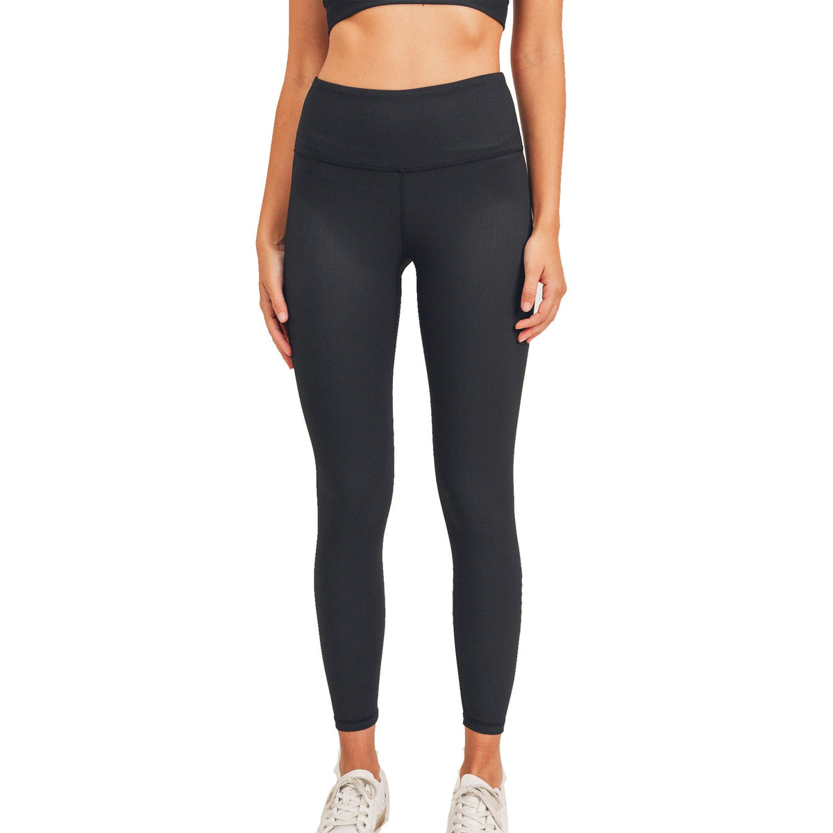 Ribbed High Rise Legging | Denny's