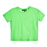 White Stars Green Tee - Denny's