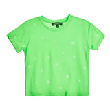 White Stars Green Tee - Denny's