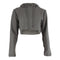Cropped Hoody with Exposed Seam - Denny's