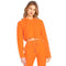 Cropped Hoody with Exposed Seam - Denny's