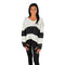 Stripe V-Neck Sweater - Denny's