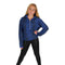 Blue Leopard Print Hoodie - Denny's