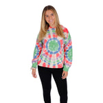 Long Sleeve Tie Dye Hoodie - Denny's