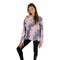 Long Sleeve Ripped Tie Dye Tee - Denny's