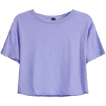 Raw Edge Boxy Crop Crew - Denny's