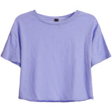 Raw Edge Boxy Crop Crew - Denny's